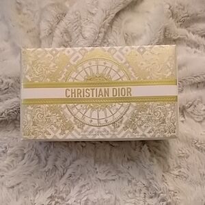 Christian Dior LE Gold Cosmetics Bag in Iconic LE Gold Embellished White Box